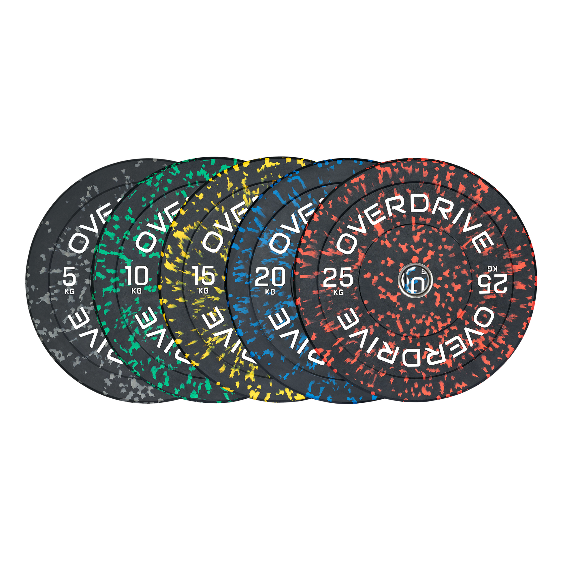 OVERDRIVE Fury Bumper Plates 100kg/150kg Weight Package